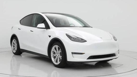 TESLA MODEL Y 2021 5YJYGAEE6MF158682 image